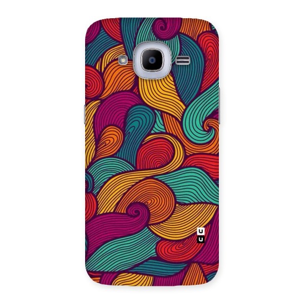 Whimsical Colors Back Case for Samsung Galaxy J2 2016